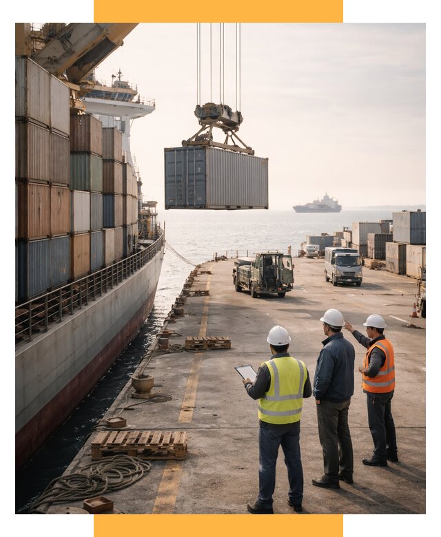 Морские перевозки грузов по миру от 45635 р. | СетСервис-Шмб