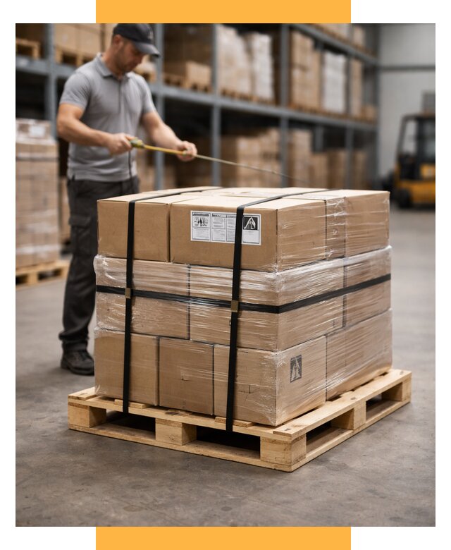 Упаковка и паллетирование грузов от 3549 р. | СетСервис-Шмб