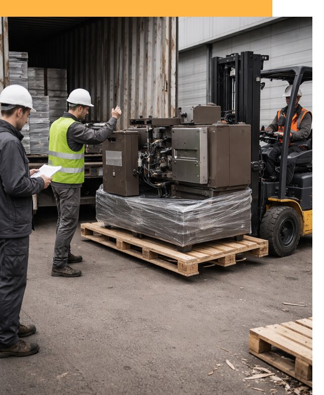 Доставка промышленного оборудования из Европы от 45635