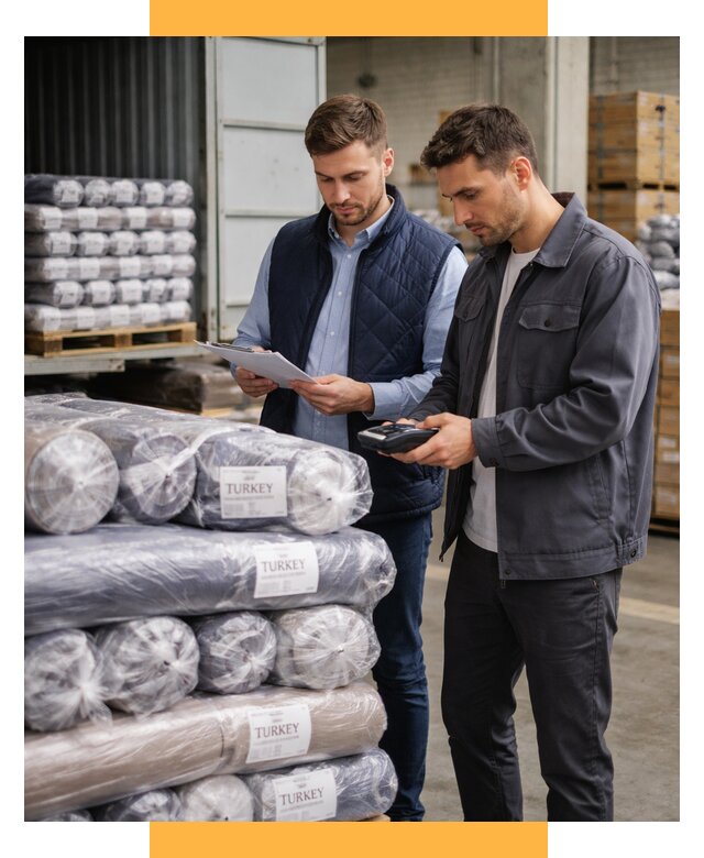 Доставка текстиля из Турции от 45635 р. под ключ, СетСервис-Шмб