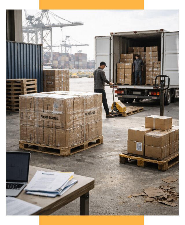 Доставка грузов из Израиля от 15212 р., логистика от СетСервис-Шмб