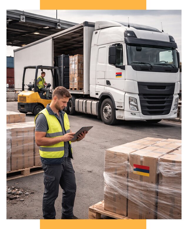 Автоперевозки из Армении от 96340 р. — услуги СетСервис-Шмб