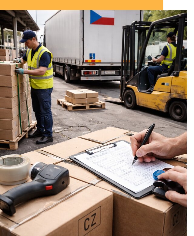 Доставка грузов в Чехию от 35494 руб, международные перевозки