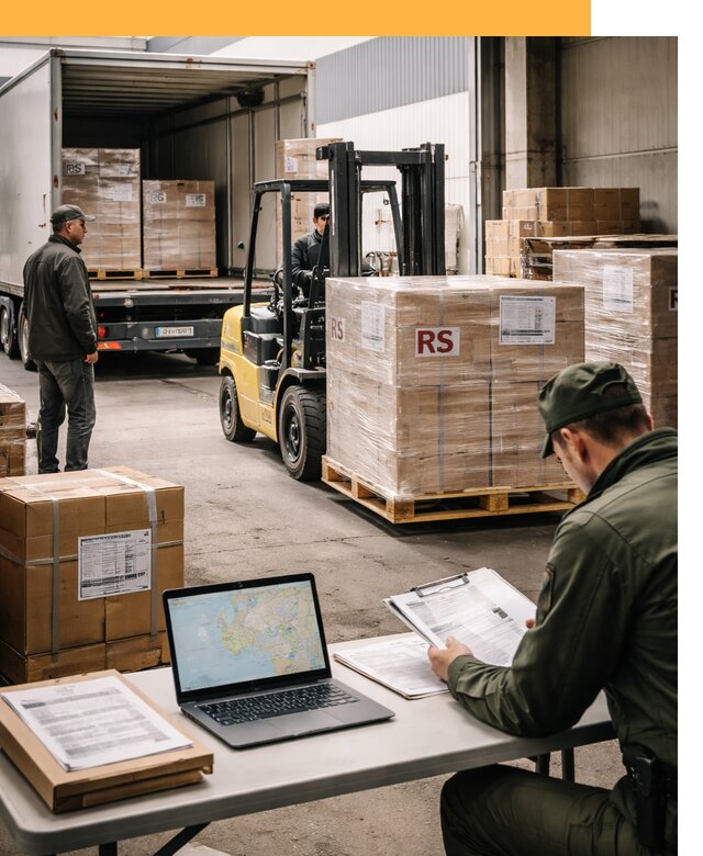 Доставка грузов в Сербию от 45635 руб, международные перевозки