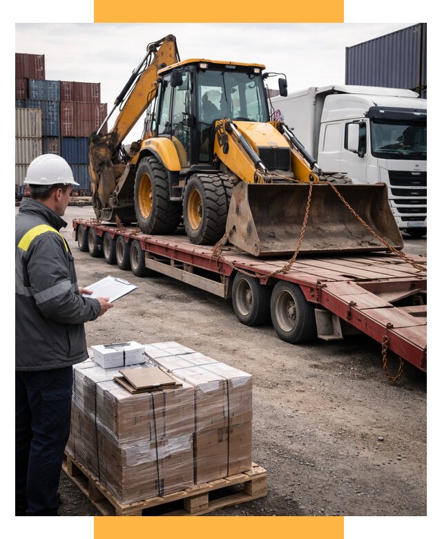 Международная перевозка спецтехники от 45635 р., СетСервис-Шмб