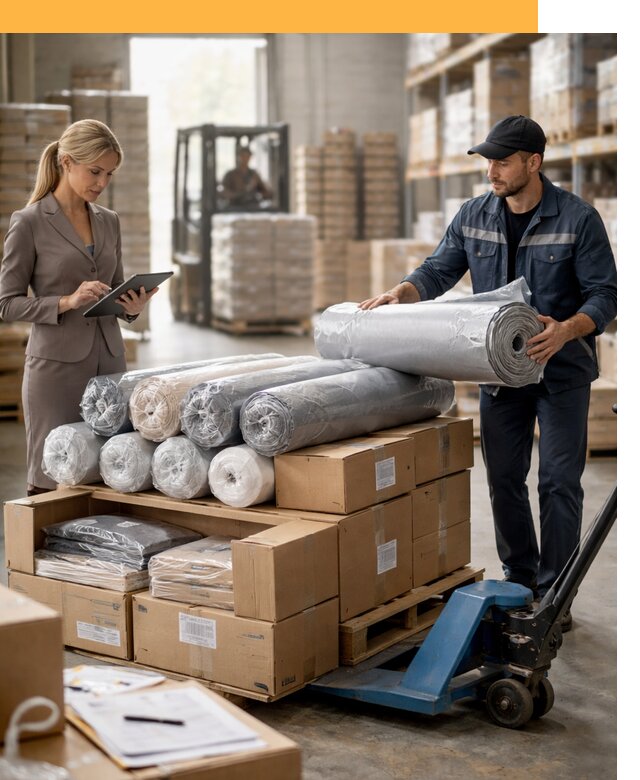 Перевозка текстиля по миру от 15212 руб. с таможней и страхованием