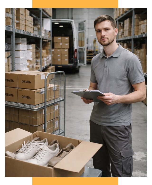 Доставка обуви из Китая и Турции от 4563 р. СетСервис-Шмб