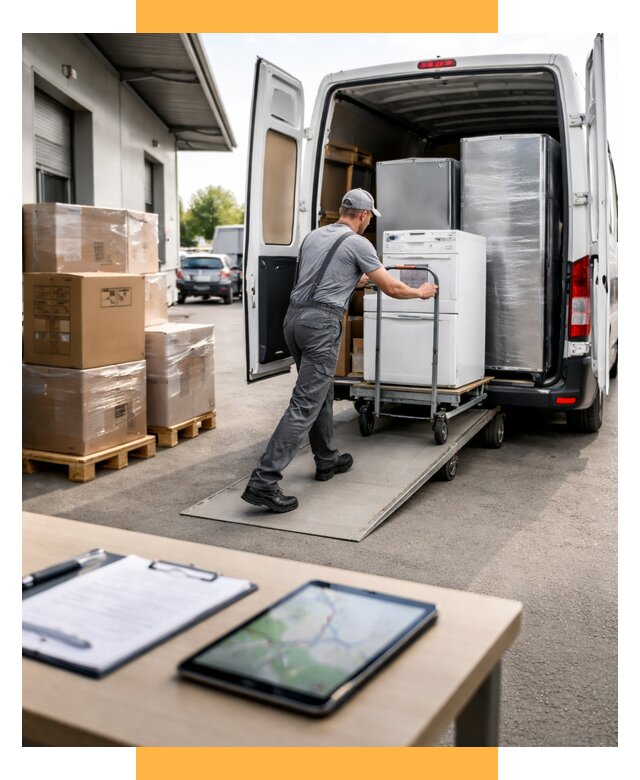 Перевозка бытовой техники от 6592 р. - логистика СетСервис-Шмб