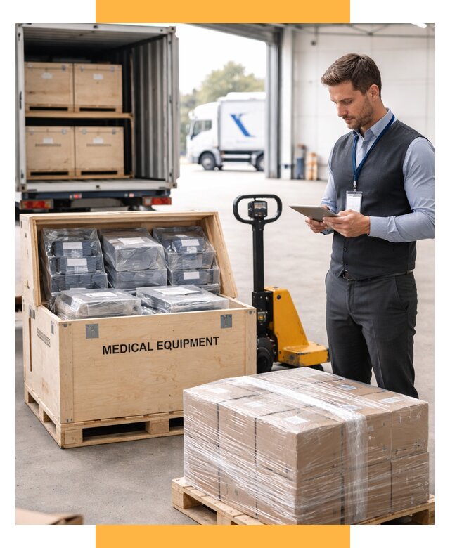 Перевозка медицинского оборудования от 15212 р. в СетСервис-Шмб