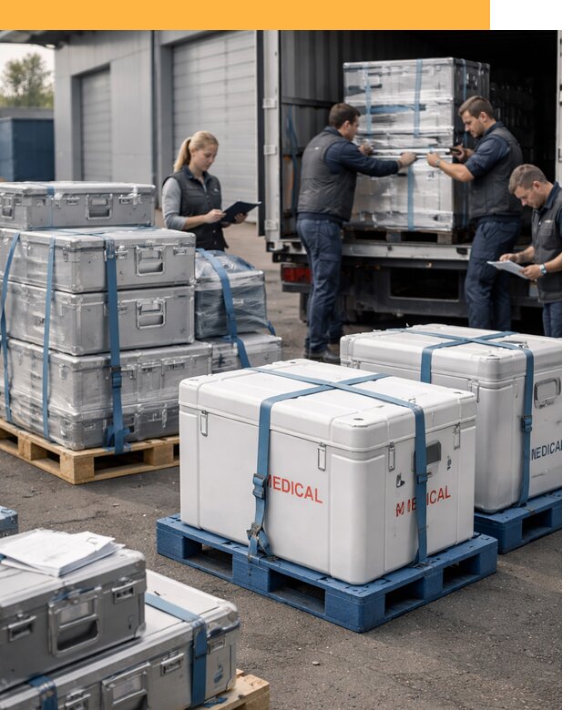 Перевозка медицинского оборудования по всему миру от 15212 руб