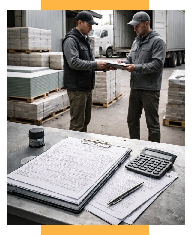 Таможенное оформление стройматериалов от 8620 р. | СетСервис-Шмб
