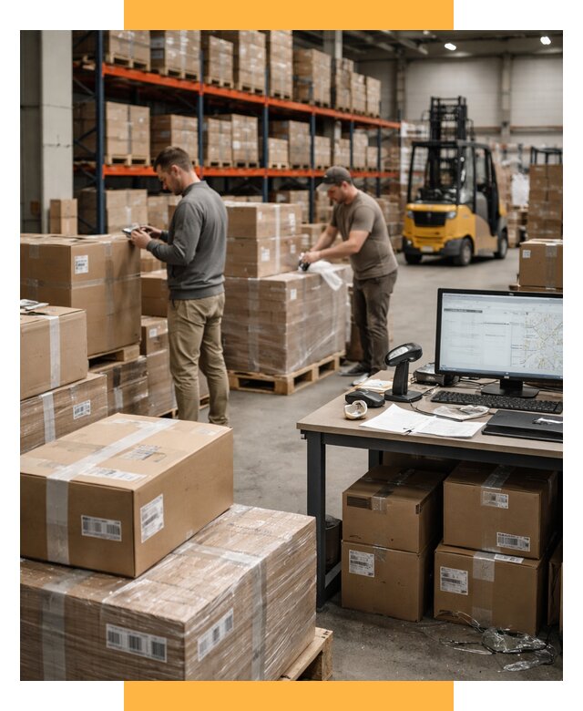 Склад консолидации в Европе от 6592 р., услуги СетСервис-Шмб